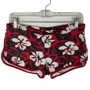 Vintage Antigua Sport Hawaiian Red Beach Shorts